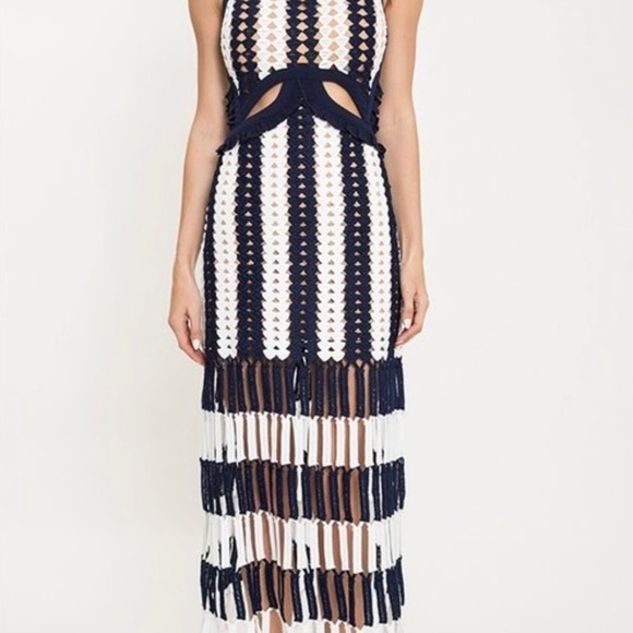 Midi crochet dress - Picture 3 of 14